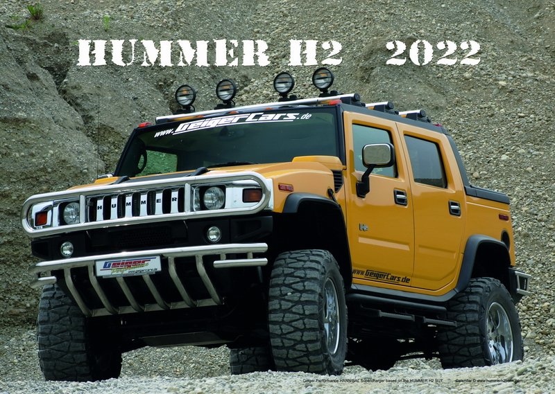 HOT-OFF-THE-PRESS! The HUMMER H2 2022 calendar